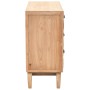 Solid fir wood chest of drawers 80x36x75 cm by vidaXL, Sideboards - Ref: Foro24-245778, Price: 160,99 €, Discount: %