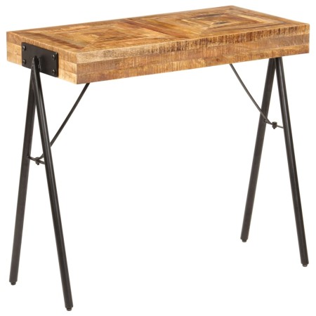 Mesa consola de madera maciza de mango 80x40x75 cm de vidaXL, Aparadores - Ref: Foro24-246339, Precio: 182,99 €, Descuento: %