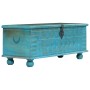 Solid wood storage chest blue mango 100x40x41 cm by vidaXL, Storage trunks - Ref: Foro24-246479, Price: 246,54 €, Discount: %