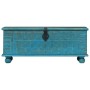 Solid wood storage chest blue mango 100x40x41 cm by vidaXL, Storage trunks - Ref: Foro24-246479, Price: 246,54 €, Discount: %