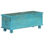 Solid wood storage chest blue mango 100x40x41 cm by vidaXL, Storage trunks - Ref: Foro24-246479, Price: 246,54 €, Discount: %