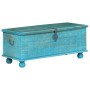 Solid wood storage chest blue mango 100x40x41 cm by vidaXL, Storage trunks - Ref: Foro24-246479, Price: 246,54 €, Discount: %