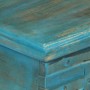 Aufbewahrungstruhe aus massivem Holz, blaue Mango, 100 x 40 x 41 cm von vidaXL, Aufbewahrungskisten - Ref: Foro24-246479, Pre...