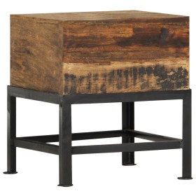 Solid recycled wood stool 35x35x40 cm by vidaXL, Side tables - Ref: Foro24-282888, Price: 99,87 €, Discount: %