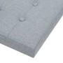 Taburetes almacenaje plegables 2 uds lino sintético gris claro de vidaXL, Taburetes y sillas plegables - Ref: Foro24-247080, ...