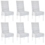 Dining chairs 6 units Kubu rattan and brown mango wood by vidaXL, dining chairs - Ref: Foro24-275466, Price: 469,08 €, Discou...