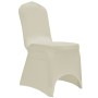 Elastic chair cover 12 units cream by vidaXL, Covers - Ref: Foro24-279092, Price: 46,57 €, Discount: %