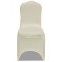 Elastic chair cover 12 units cream by vidaXL, Covers - Ref: Foro24-279092, Price: 46,57 €, Discount: %