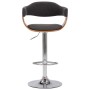 Kitchen stools 2 units curved wood and gray fabric by vidaXL, Kitchen stools - Ref: Foro24-283115, Price: 231,49 €, Discount: %