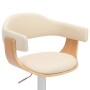 Küchenhocker 2 Stück gebogenes Holz Kunstleder Creme von vidaXL, Küchenhocker - Ref: Foro24-283116, Preis: 270,92 €, Rabatt: %