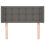 Cabecero de cuero sintético gris 103x16x78/88 cm de vidaXL, Cabeceros y pies de cama - Ref: Foro24-3118856, Precio: 49,65 €, ...