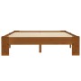 Estructura de cama madera maciza pino marrón claro 120x200 cm de vidaXL, Camas y somieres - Ref: Foro24-283288, Precio: 165,4...