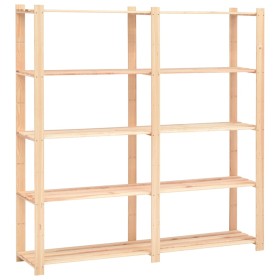 Storage shelving 5 levels solid pine wood 500 kg by vidaXL, Industrial shelving - Ref: Foro24-286198, Price: 115,37 €, Discou...