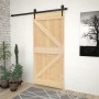 Puerta de madera maciza de pino 100x210 cm de vidaXL, Puertas - Ref: Foro24-289109, Precio: 177,79 €, Descuento: %