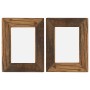 Photo frames 2 pcs recycled solid wood and glass 25x30 cm by vidaXL, Photo frames - Ref: Foro24-282893, Price: 36,36 €, Disco...