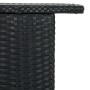 Mesa alta de jardín ratán sintético negro 120x55x110 cm de vidaXL, Mesas de jardín - Ref: Foro24-313468, Precio: 207,53 €, De...