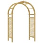 Arch with impregnated solid wood trellis 141x97x243 cm by vidaXL, Pergolas, arches and garden trellises - Ref: Foro24-318420,...