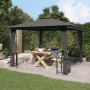 Pavillon mit Seitenwänden und Doppeldächern anthrazit 3x3 m von vidaXL, Zelte und Pavillons - Ref: Foro24-318541, Preis: 337,...