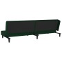 2-seater sofa bed with footrest and 2 cushions in dark green velvet by vidaXL, Sofas - Ref: Foro24-3081834, Price: 312,06 €, ...