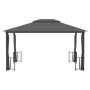 Gazebo with side walls and double anthracite roofs 3x4 m by vidaXL, Tents and gazebos - Ref: Foro24-318544, Price: 382,84 €, ...