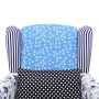 Armchair with patchwork design fabric design by vidaXL, Armchairs - Ref: Foro24-240882, Price: 249,80 €, Discount: %