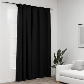 Blackout curtain with hooks anthracite gray linen look 290x245cm by vidaXL, Curtains and curtains - Ref: Foro24-321167, Price...