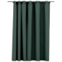 Blackout curtain with linen-look green hooks 290x245 cm by vidaXL, Curtains and curtains - Ref: Foro24-321191, Price: 39,97 €...