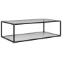 Transparent tempered glass coffee table 120x60x35 cm by vidaXL, Coffee table - Ref: Foro24-322902, Price: 102,99 €, Discount: %