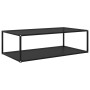 Black tempered glass coffee table 120x60x35 cm by vidaXL, Coffee table - Ref: Foro24-322903, Price: 121,99 €, Discount: %