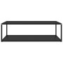 Black tempered glass coffee table 120x60x35 cm by vidaXL, Coffee table - Ref: Foro24-322903, Price: 121,99 €, Discount: %