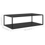 Black tempered glass coffee table 120x60x35 cm by vidaXL, Coffee table - Ref: Foro24-322903, Price: 121,99 €, Discount: %