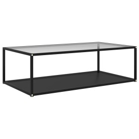 Glastisch schwarz transparent gehärtet 120x60x35 cm von vidaXL, Couchtisch - Ref: Foro24-322906, Preis: 128,88 €, Rabatt: %