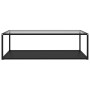 Glastisch schwarz transparent gehärtet 120x60x35 cm von vidaXL, Couchtisch - Ref: Foro24-322906, Preis: 128,67 €, Rabatt: %