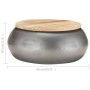 Gray solid mango wood coffee table 68x68x30 cm by vidaXL, Coffee table - Ref: Foro24-323531, Price: 154,49 €, Discount: %