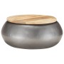 Gray solid mango wood coffee table 68x68x30 cm by vidaXL, Coffee table - Ref: Foro24-323531, Price: 154,49 €, Discount: %