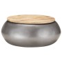 Gray solid mango wood coffee table 68x68x30 cm by vidaXL, Coffee table - Ref: Foro24-323531, Price: 154,49 €, Discount: %