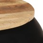 Black solid mango wood coffee table 68x68x30 cm by vidaXL, Coffee table - Ref: Foro24-323533, Price: 179,15 €, Discount: %