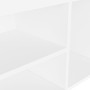 Shoe bench with white engineered wood cushion 80x30x47 cm by vidaXL, Shoe racks and shoe organizers - Ref: Foro24-326759, Pri...