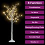 Warm white LED Christmas tree willow indoor outdoor 1.2m by vidaXL, Christmas trees - Ref: Foro24-328672, Price: 43,78 €, Dis...