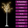 Warm white LED Christmas tree willow indoor outdoor 1.5m by vidaXL, Christmas trees - Ref: Foro24-328676, Price: 42,31 €, Dis...