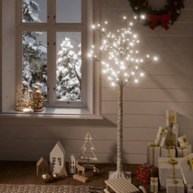 White cold LED Christmas tree willow indoor outdoor 1.5 m by vidaXL, Christmas trees - Ref: Foro24-328677, Price: 64,99 €, Di...