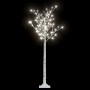 Árbol de Navidad LED blanco frío sauce interior exterior 1,5 m de vidaXL, Arboles de navidad - Ref: Foro24-328677, Precio: 64...