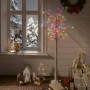 Árbol de Navidad LED de colores sauce interior exterior 1,5 m de vidaXL, Arboles de navidad - Ref: Foro24-328679, Precio: 55,...