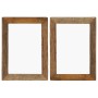 Photo frames 2 pcs recycled solid wood and glass 40x50 cm by vidaXL, Photo frames - Ref: Foro24-282896, Price: 75,82 €, Disco...