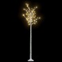 Árbol de Navidad LED blanco cálido sauce interior exterior 2,2m de vidaXL, Arboles de navidad - Ref: Foro24-328684, Precio: 4...