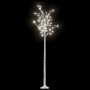 Kaltweißer LED-Weihnachtsbaum aus Weide für drinnen und draußen, 2,2 m von vidaXL, Weihnachtsbäume - Ref: Foro24-328685, Prei...