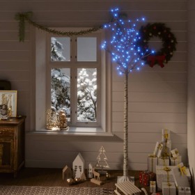 Indoor and outdoor willow blue LED Christmas tree 2.2 m by vidaXL, Christmas trees - Ref: Foro24-328686, Price: 61,99 €, Disc...