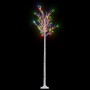 Árbol de Navidad LED de colores sauce interior y exterior 2,2 m de vidaXL, Arboles de navidad - Ref: Foro24-328687, Precio: 6...