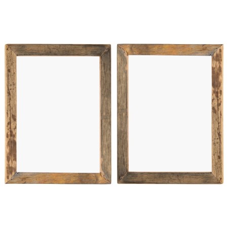 Photo frames 2 units solid recycled wood and glass 50x60 cm by vidaXL, Photo frames - Ref: Foro24-282897, Price: 72,77 €, Dis...