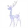 Blue acrylic Christmas reindeer decoration with 140 LEDs 120 cm by vidaXL, Christmas lights - Ref: Foro24-329783, Price: 79,1...